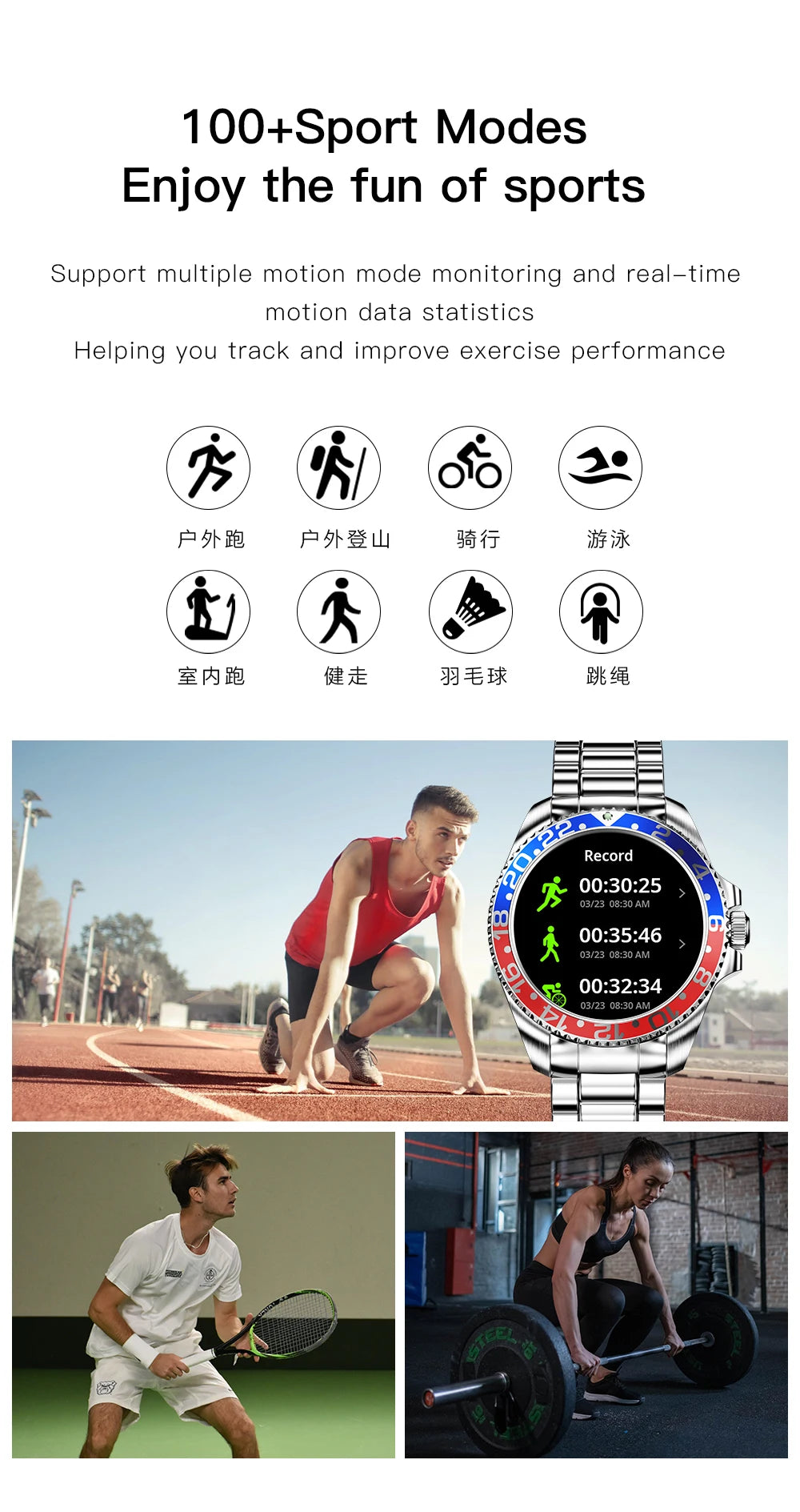 2024 New For Rolex SmartWatch Men Compass GPS Track Smartwatch Amoled Always Displays Temperature Clock BT Call Smartwatch+BOX