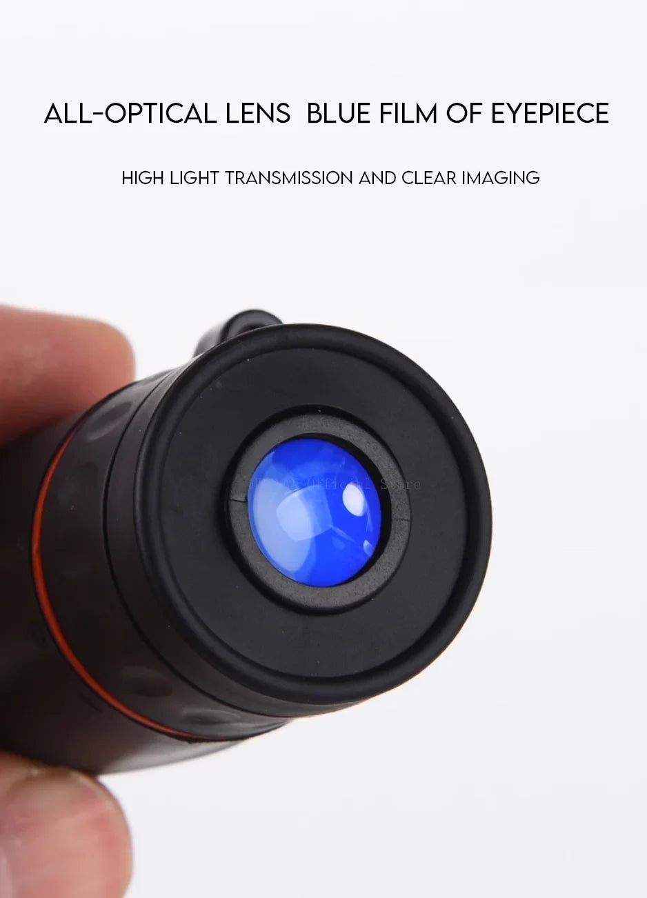 2000x25 Monocular Long Reach Night Range 12X HD Magnification Monocular Camping Hunting Accessory Powerful Mini Phone Telescope