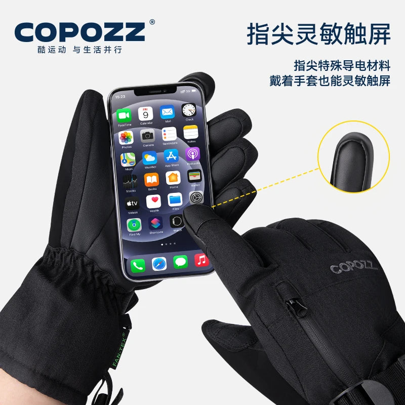 COPOZZ Unisex Ski Gloves