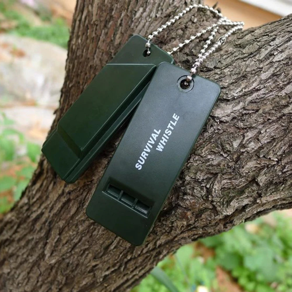 1-10 STÜCKE 3-Frequenz-Pfeife Hohe Dezibel-Überlebenspfeife Outdoor-Wander-Campingpfeife Jagdpfeife Notfall-Überlebenswerkzeug
