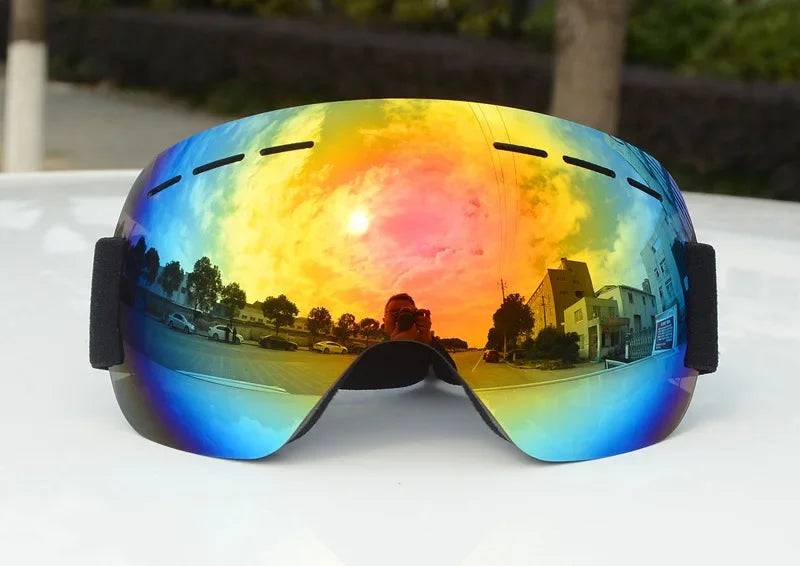 Double Layers Anti-Fog Ski Goggles Winter Snow Sports Goggles Outdoor Snow Snowboard Glasses for Men Women Ski Glasses Eyewear